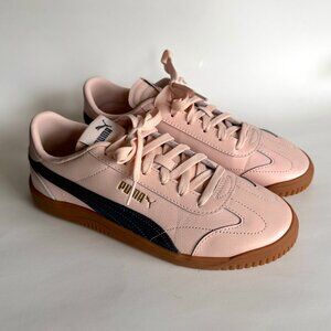 Puma Club 5V5 Sneaker - Island Pink-Galactic Gray-Gold - Size 9 - NWOT